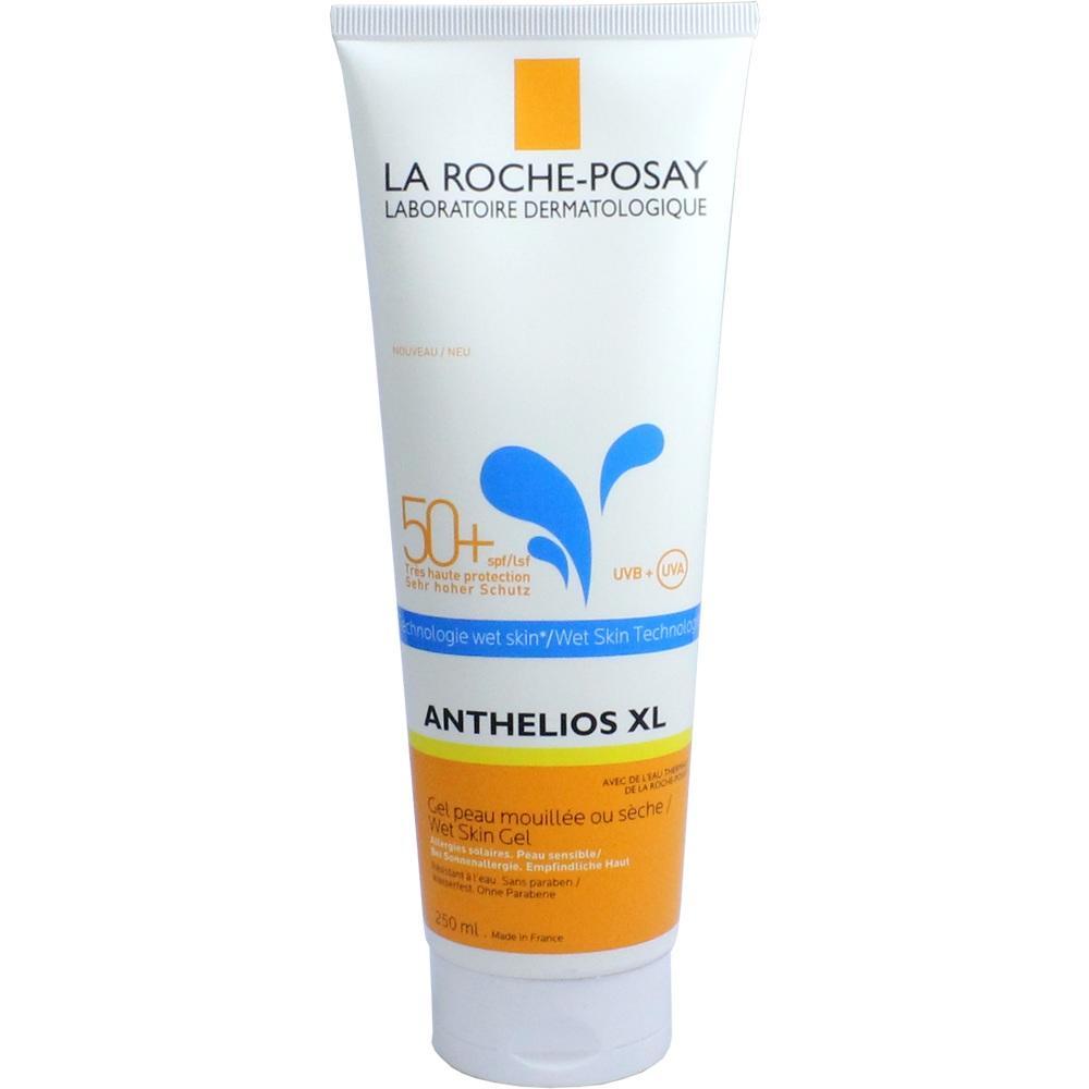 Sonnencreme-Tube von La Roche-Posay, LSF 50+, für nasse oder trockene Haut.